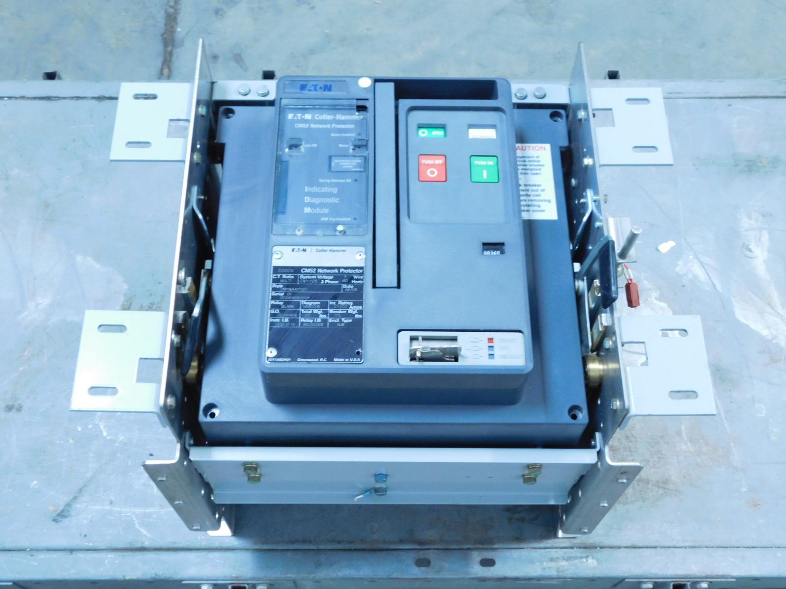 Eaton CM52 Network Protector 2000 AMP 216Y/125 Volts 3 Phase eBay